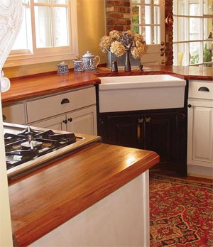 20 Tips for Staging Your Kitchen for an Open House. kitchen wood countertop