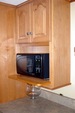 Kitchen Microwave Cabinet