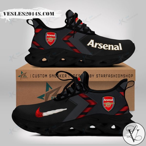 Arsenal F.C EPL Custom Max Soul Shoes