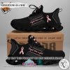 Breast Cancer Awareness Fight Like A Girl black Max Soul Shoes