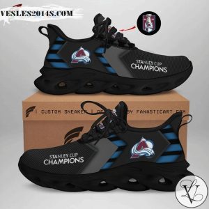 Colorado Avalanche Stanley Cup Champions Max Soul Shoes