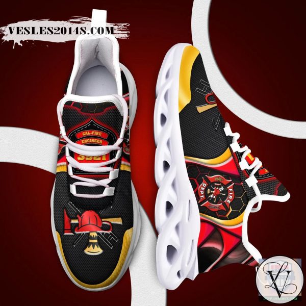 Firefighter Clunky Sneakers Personalized Max Soul Shoes