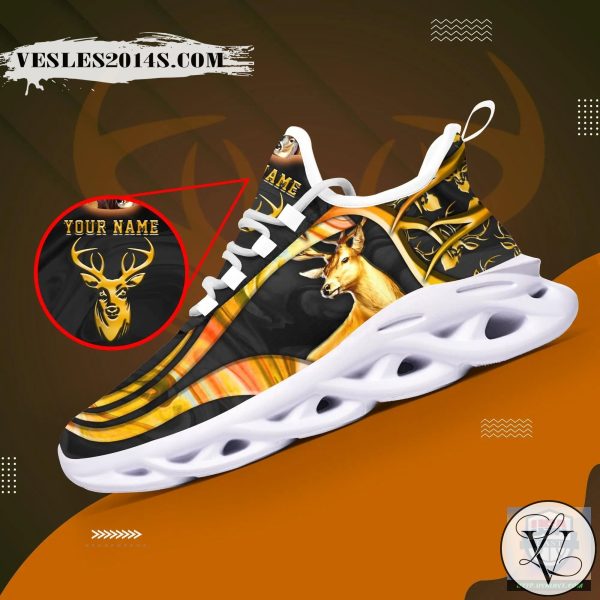 Hunting Deer Sneakers Custom Name Max Soul Shoes