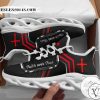 Jesus Faith Over Fear Red Black Max Soul Shoes