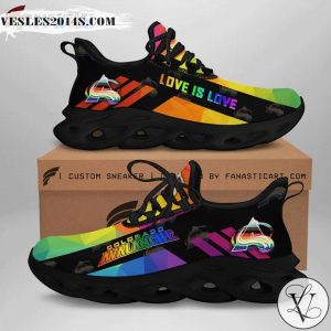 LGBT Colorado Avalanche Love is Love Max Soul Shoes