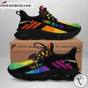 LGBT Pink Floyd Love Is Love Max Soul Shoes