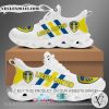 Leeds United Football Club Blue Custom White Clunky Max Soul Shoes