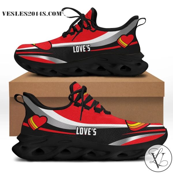 Love’s Company red black Clunky Max Soul shoes