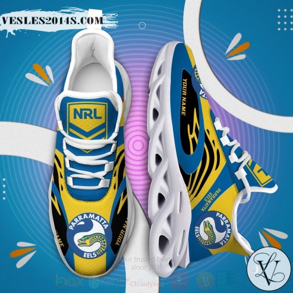 NRL Parramatta Eels Personalized Clunky Max Soul Shoes