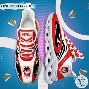 NRL St. George Illawarra Dragons Personalized Clunky Max Soul Shoes