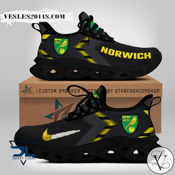 Norwich City Nike Clunky Max Soul Sneakers