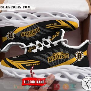 Personalized Boston Bruins custom max soul shoes