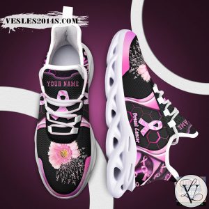 Personalized Breast Cancer Trending Max Soul Sneakers