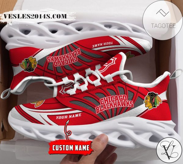 Personalized Chicago Blackhawks Shoes Max Soul Chunky Sneakers