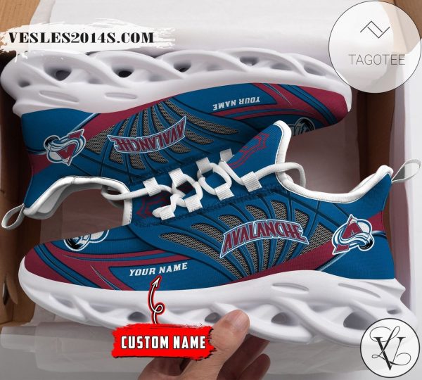 Personalized Colorado Avalanche Shoes Max Soul Chunky Sneakers