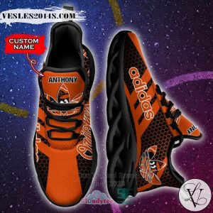 Personalized MLB Baltimore Orioles Adidas Max Soul Shoes