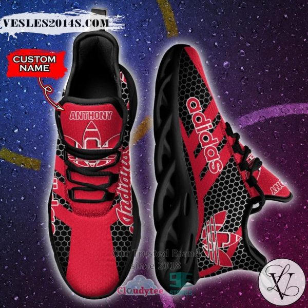 Personalized MLB Cleveland Indians Adidas Max Soul Shoes