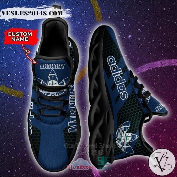 Personalized MLB Seattle Mariners Adidas Max Soul Shoes