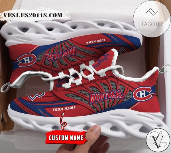 Personalized Montreal Canadiens Shoes Max Soul Chunky Sneakers