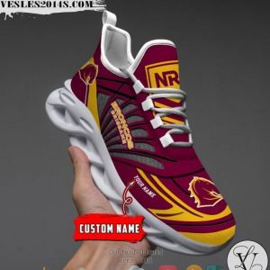 Personalized NRL Brisbane Broncos Max Soul Sneakers