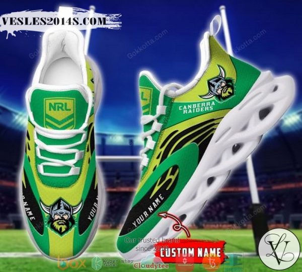 Personalized NRL Canberra Raiders Clunky Max Soul Shoes