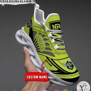 Personalized NRL Canberra Raiders Green Max Soul Sneakers