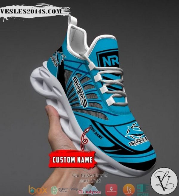 Personalized NRL Cronulla Sharks Max Soul Sneakers