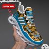 Personalized NRL Gold Coast Titans Orange Camo Max Soul Sneakers