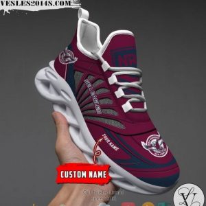 Personalized NRL Manly Sea Eagles Max Soul Sneakers