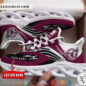 Personalized NRL Manly Warringah Sea Eagles Clunky Max Soul Shoes