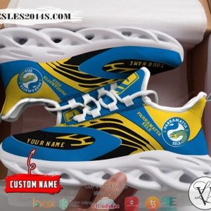 Personalized NRL Parramatta Eels Blue Max Soul Sneakers