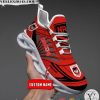 Personalized NRL St. George Illawarra Dragons red Max Soul Sneakers