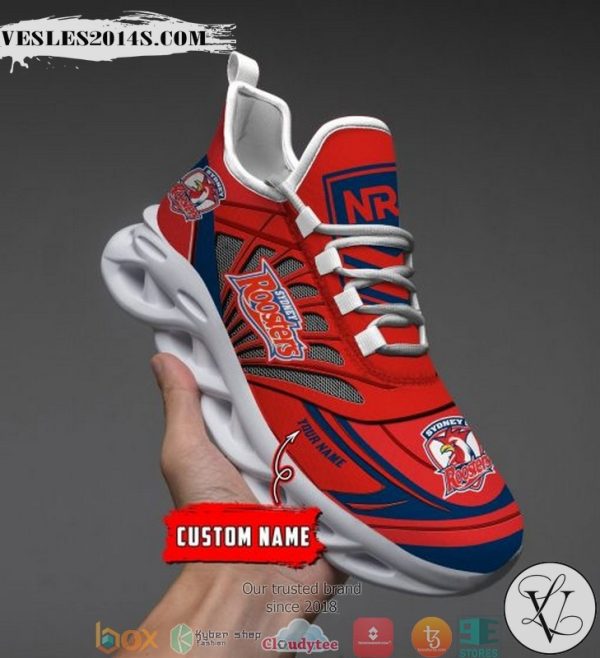 Personalized NRL Sydney Roosters Max Soul Sneakers