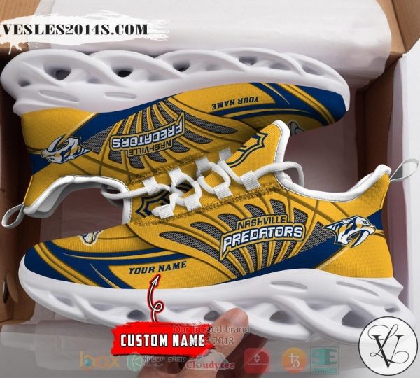 Personalized Nashville Predators custom max soul shoes