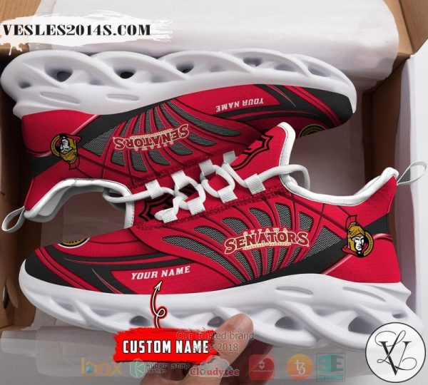 Personalized Ottawa Senators custom max soul shoes