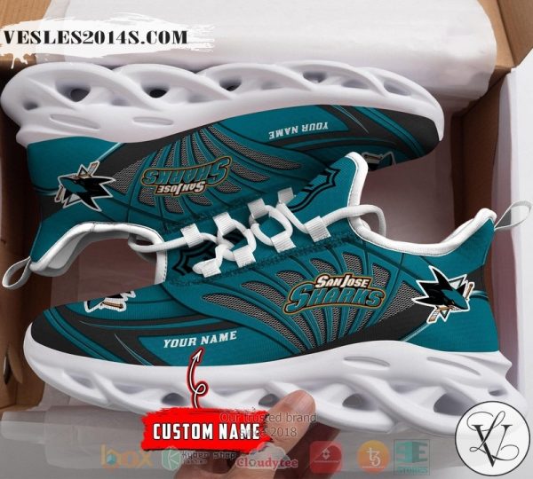 Personalized San Jose Sharks custom max soul shoes