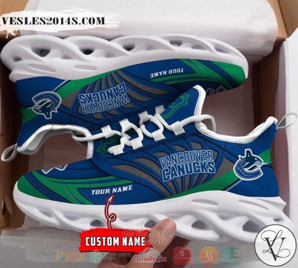 Personalized Vancouver Canucks custom max soul shoes