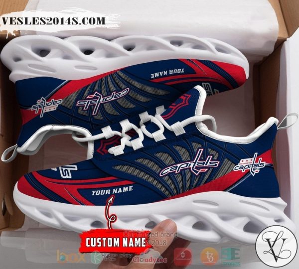 Personalized Washington Capitals custom max soul shoes