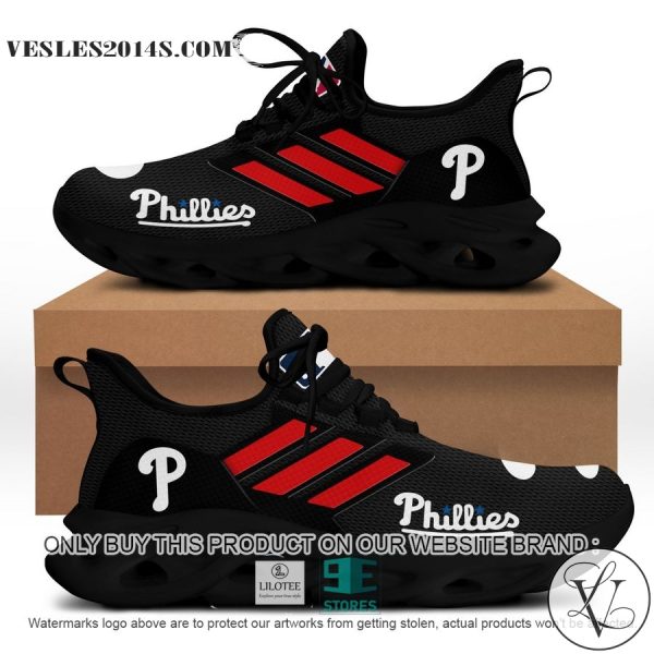 Philadelphia Phillies Black Clunky Max Soul Shoes