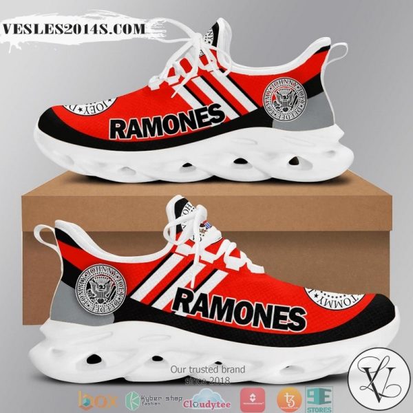 Ramones Black Orange Adidas Clunky Max Soul shoes