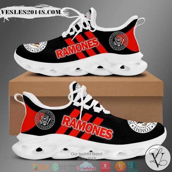 Ramones Black Red Adidas Clunky Max Soul shoes