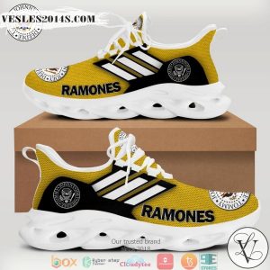 Ramones Dark Yellow Adidas Clunky Max Soul shoes