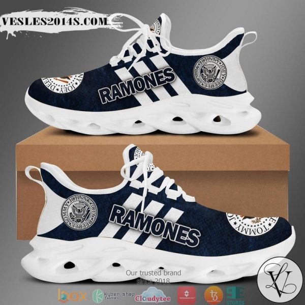 Ramones Navy Blue Adidas Clunky Max Soul shoes