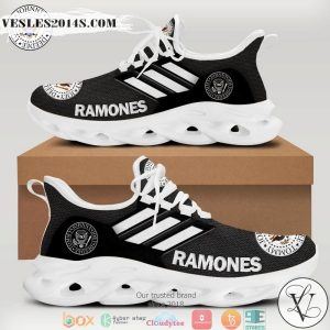 Ramones Smoke Black Color Adidas Clunky Max Soul shoes