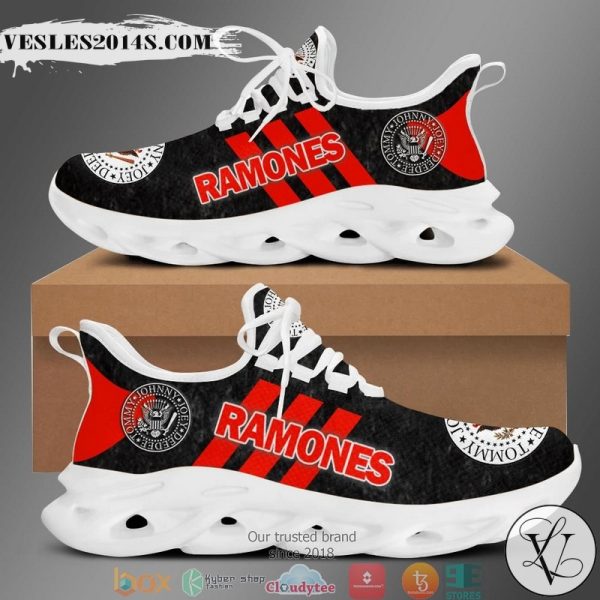 Ramones Smoke Red Adidas Clunky Max Soul shoes