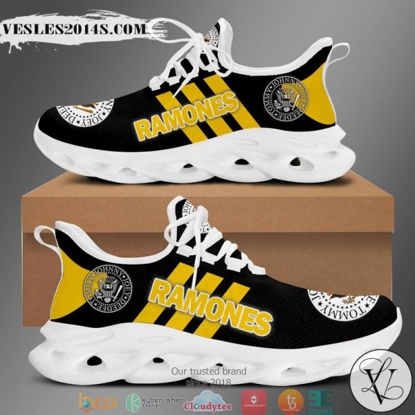 Ramones Yellow Black Adidas Clunky Max Soul shoes