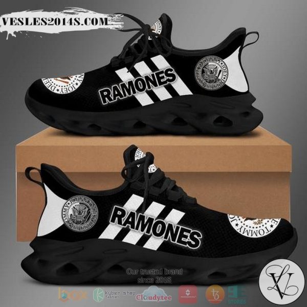 Ramones band black Clunky Max soul shoes