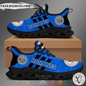 Ramones band blue Clunky Max soul shoes