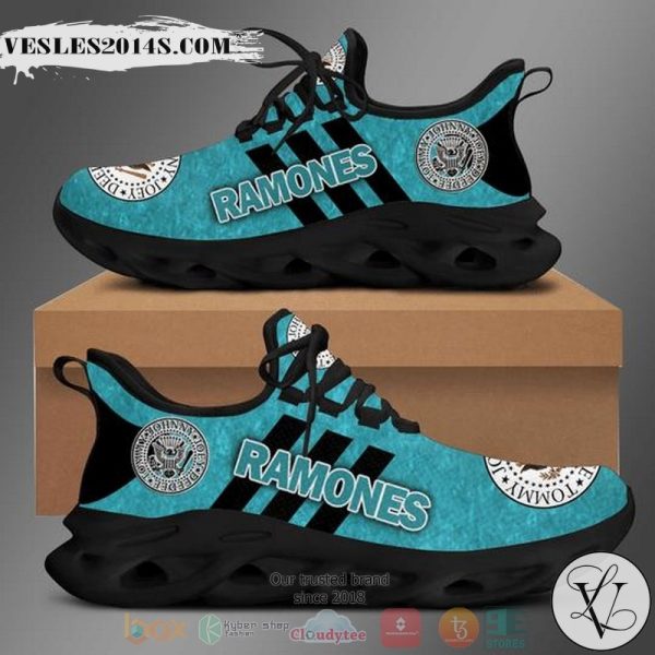 Ramones band cyan Clunky Max soul shoes