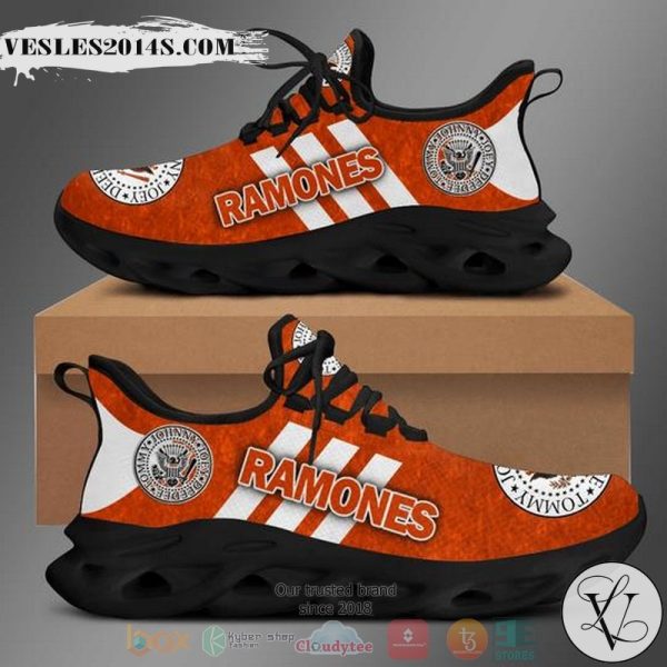 Ramones band orange Clunky Max soul shoes